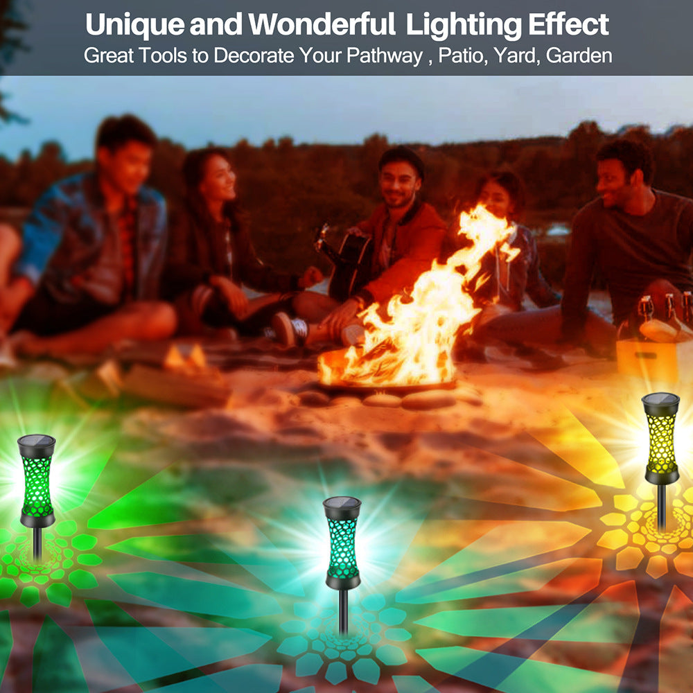 Colorful Waterproof Solar LED Garden Light (1pc)