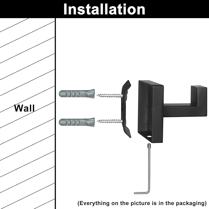 IBosins 16 Pack Towel Hooks Hand Towel Holder for Bathroom Wall Livingroom Bedroom Kitchen Closet Heavy Duty Stainless Steel Hook Hanger for Robe, Bath Towel, Coat (Square Matte Black)