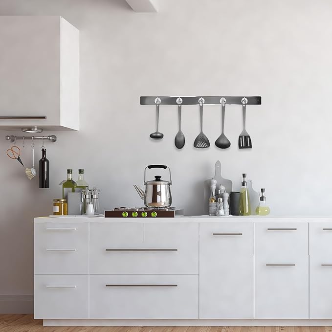 Neosmuk Magnetic Hooks, Cruise Ship Essentials, 40lb+ Heavy Duty Magnetic Hooks for Cruise Cabins, Refrigerator, Grill, Hanging, and Travel | Extra Strong Must-Haves Magnet Hook,Silver,Pack of 10