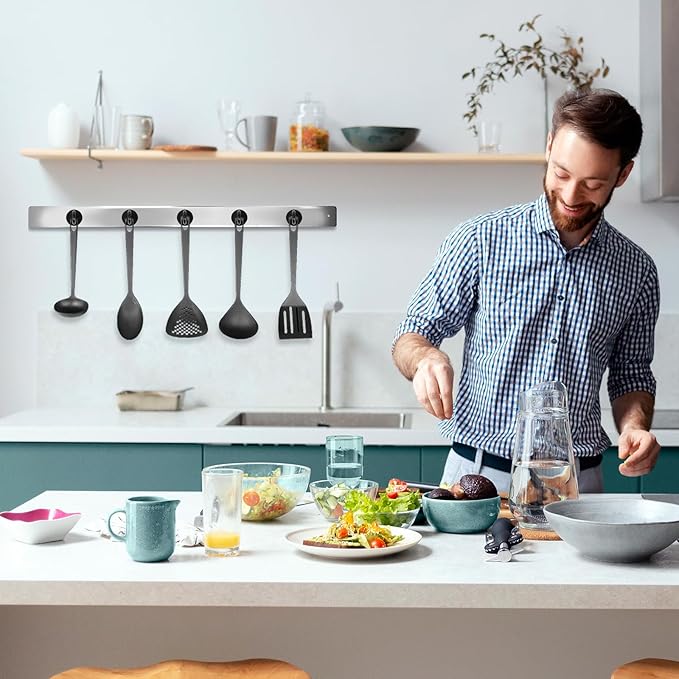 Neosmuk Magnetic Hooks, Cruise Ship Essentials, 40lb+ Heavy Duty Magnetic Hooks for Cruise Cabins, Refrigerator, Grill, Hanging, and Travel | Extra Strong Must-Haves Magnet Hook,Black,Pack of 10