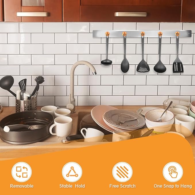 Neosmuk Magnetic Hooks, Cruise Ship Essentials, 100lb+ Heavy Duty Magnetic Hooks for Cruise Cabins, Refrigerator, Grill, Hanging, and Travel | Extra Strong Must-Haves Magnet Hook,Gold