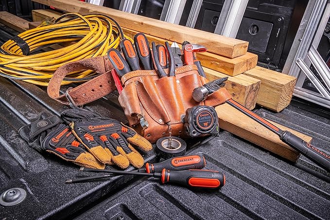 Crescent 8PC Diamond Tip Dual Material Screwdriver Set with Phillips and Slotted Screwdrivers - CDT8PCSET