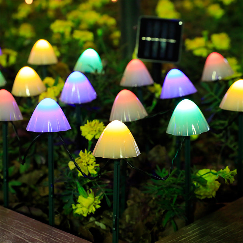 LED Solar Mushroom Lights for Outdoor Garden Decor