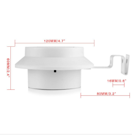 LED Solar Fence and Garden Lights - Waterproof IP44