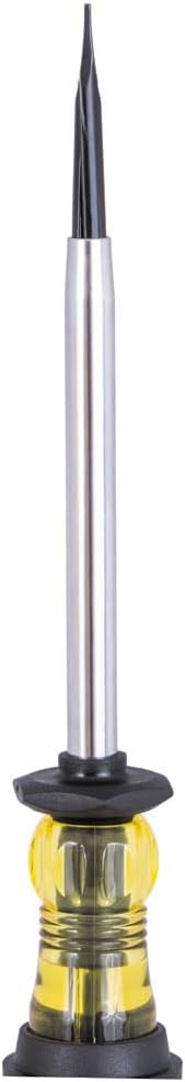 Klein Tools 6013K Slotted Screw-Holding Screwdriver, 3/16-Inch Split-Blade Flat Head Driver, Positive Gripping Action, Cushion-Grip Handle