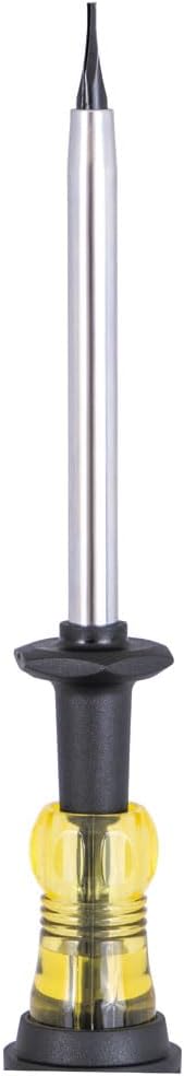 Klein Tools 6013K Slotted Screw-Holding Screwdriver, 3/16-Inch Split-Blade Flat Head Driver, Positive Gripping Action, Cushion-Grip Handle