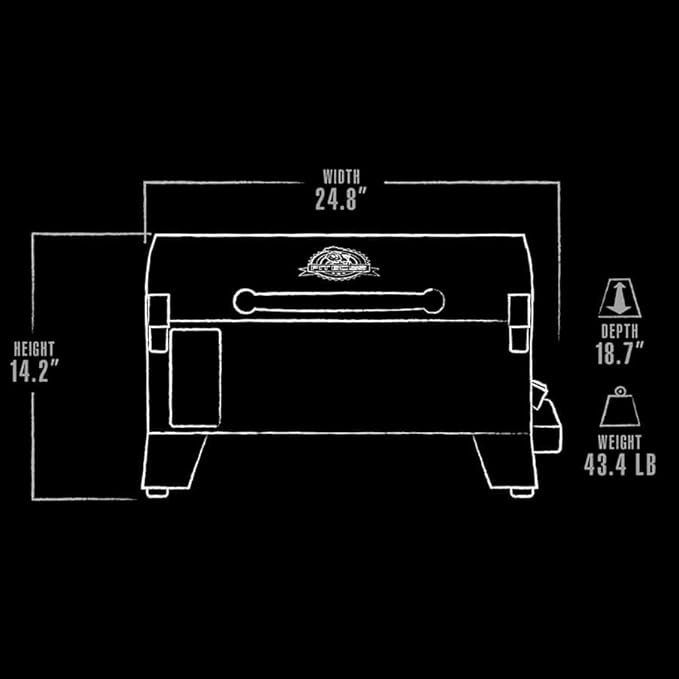 Pit Boss PB150PPG Table Top Wood Pellet Grill, Black - 11091