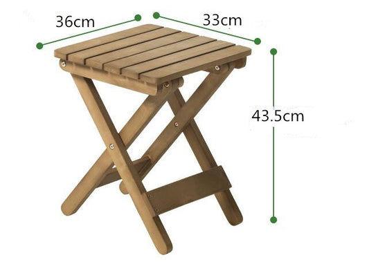 Portable Wooden Folding Dining Table and Chair Set