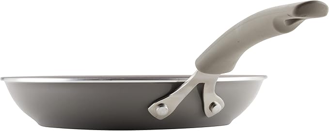Rachael Ray Cook + Create Nonstick Cookware/Pots and Pan Set, 10 Piece, Gray