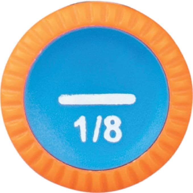 Klein Tools 6254INS Insulated Precision Screwdriver, 1/8-Inch Slotted Mini Electrician Screwdriver, 1000-Volt Cushion Grip Handle