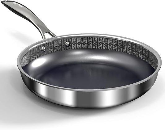 10" Hybrid Ceramic Frying Pan - Black