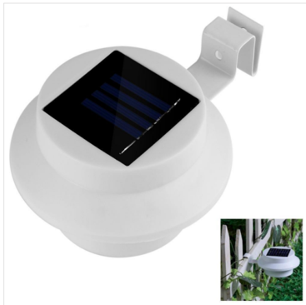 LED Solar Fence and Garden Lights - Waterproof IP44