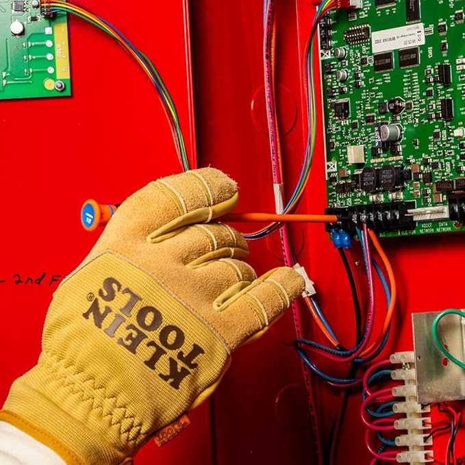 Klein Tools 6254INS Insulated Precision Screwdriver, 1/8-Inch Slotted Mini Electrician Screwdriver, 1000-Volt Cushion Grip Handle