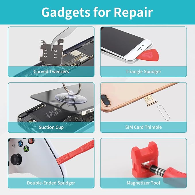 Showpin Mini Screwdriver Set for Computer PC Laptop Macbook Electronics Repair, 35PCS Small Precision Tool Kit with Torx T5 T6 T8 for Beginner IT DIY