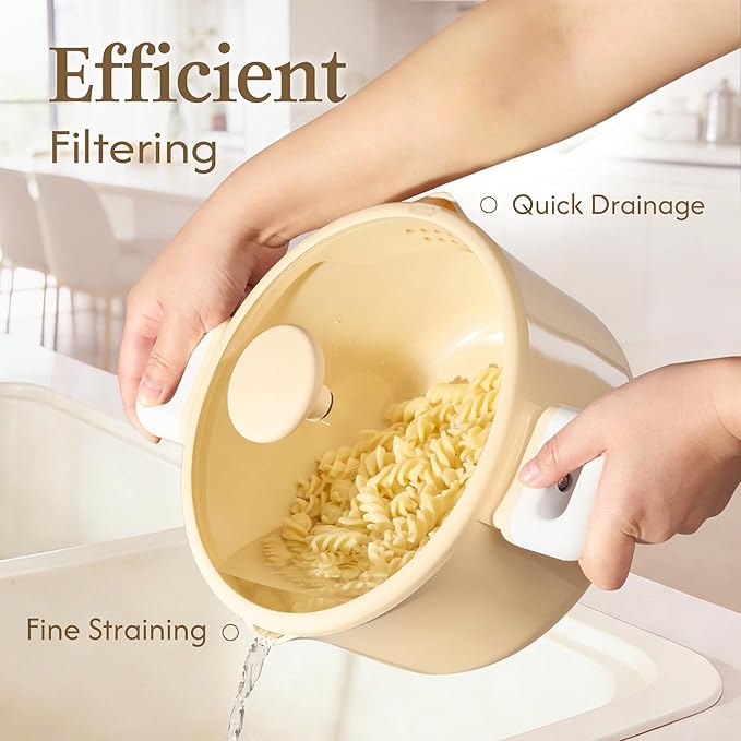 CAROTE Pots and Pans Set Nonstick, Ceramic Cookware Set, Yellow Cooking Set Kitchen Induction Set with Steamer, PFAS PTFE Free,9 Piece