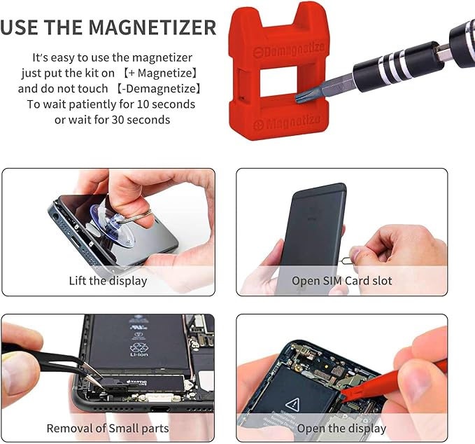 Precision Screwdriver Set, SHOWPIN 122 in 1 Computer Screwdriver Kit, Laptop Screwdriver Sets with 101 Magnetic Drill Bits, Electronics Tool Kit Compatible for Computer, Tablet, PC, iPhone, PS4 Repair