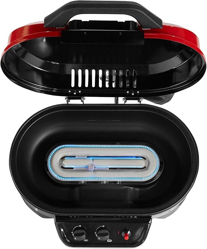 Coleman RoadTrip 225 Portable Tabletop Grill, 2-Burner Gas Grill with Matchless Ignition & Adjustable Temperature Control, 11,000 BTUs of Power for Grilling, Tailgating, Camping, BBQ, & More