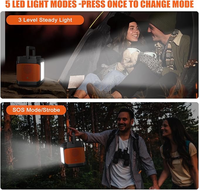 PGYOB 400W Portable Power Station, 296Wh Outdoor Solar Generator Backup Ternary Battery Pure Sine Wave Power Pack with AC/DC Outlet, PD 65W USB-C Outlet for Home, Camping, RV, Blackout, CPAP