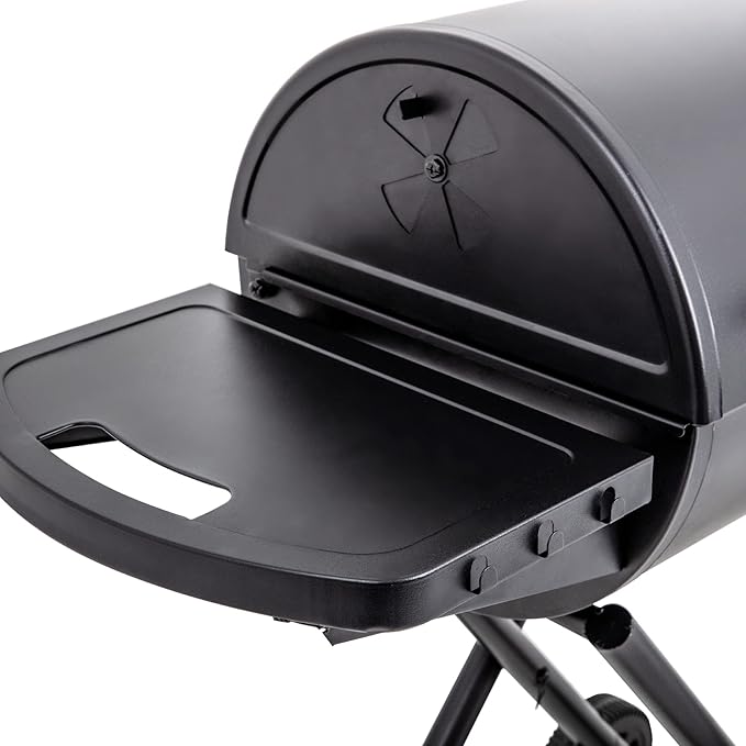 Char-Griller E1816 King-Griller Gambler Portable Charcoal Grill in Black