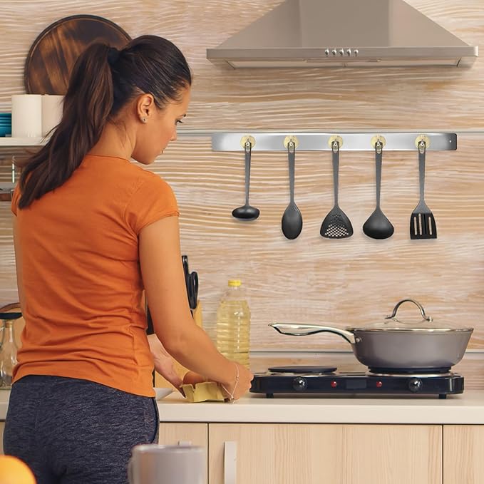 Neosmuk Magnetic Hooks, Cruise Ship Essentials, 100lb+ Heavy Duty Magnetic Hooks for Cruise Cabins, Refrigerator, Grill, Hanging, and Travel | Extra Strong Must-Haves Magnet Hook,Gold