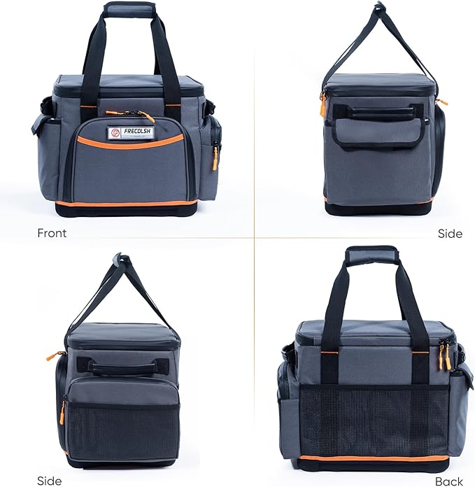 Travel Carrying Case Compatible with Jackery 500, Portable Power Station Storage Case with Water- proof Bottom and Pocket for Jackery Accessories, Storage Bag Only