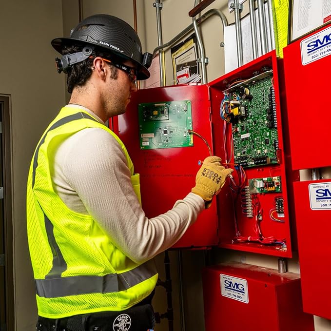 Klein Tools 6254INS Insulated Precision Screwdriver, 1/8-Inch Slotted Mini Electrician Screwdriver, 1000-Volt Cushion Grip Handle