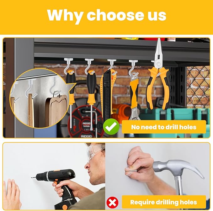 DIYMAG Magnetic Garage Hooks 6 Pack 30lbs 2026 Cruise Cabin Ship Essentials N52 Hook Heavy Duty Strong Magnets Fridge for Classroom Wall Mount Kitchen Grills White