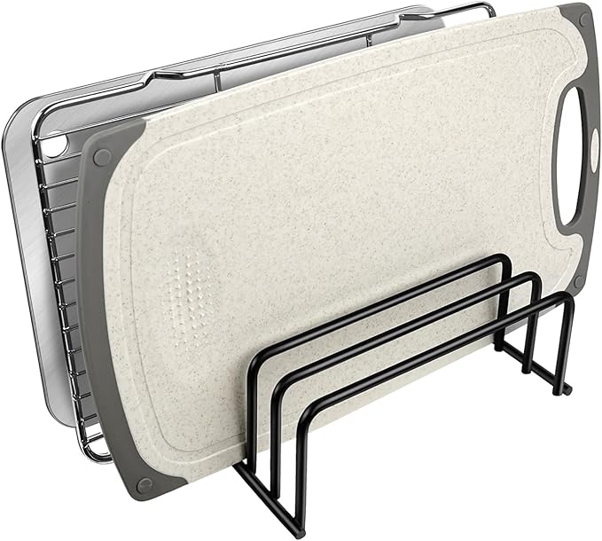 Cutting board organizers (1.0 and 0.6 inch wide slots), cutting board organizer, cutting board storage, biscuit sheets, bakeware organizers for cabinets…