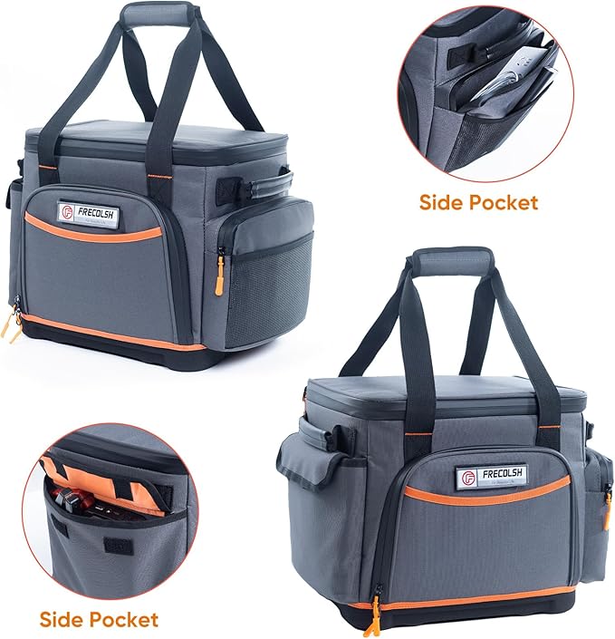 Travel Carrying Case Compatible with Jackery 500, Portable Power Station Storage Case with Water- proof Bottom and Pocket for Jackery Accessories, Storage Bag Only