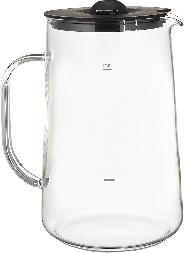 Capresso 6624 Ice Tea Glass Pitcher, 80 oz. (2.5 Qt.)