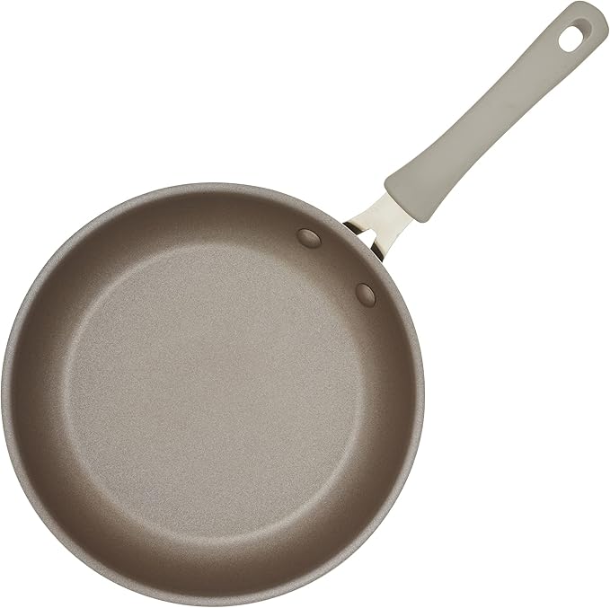 Rachael Ray Cook + Create Nonstick Cookware/Pots and Pan Set, 10 Piece, Gray