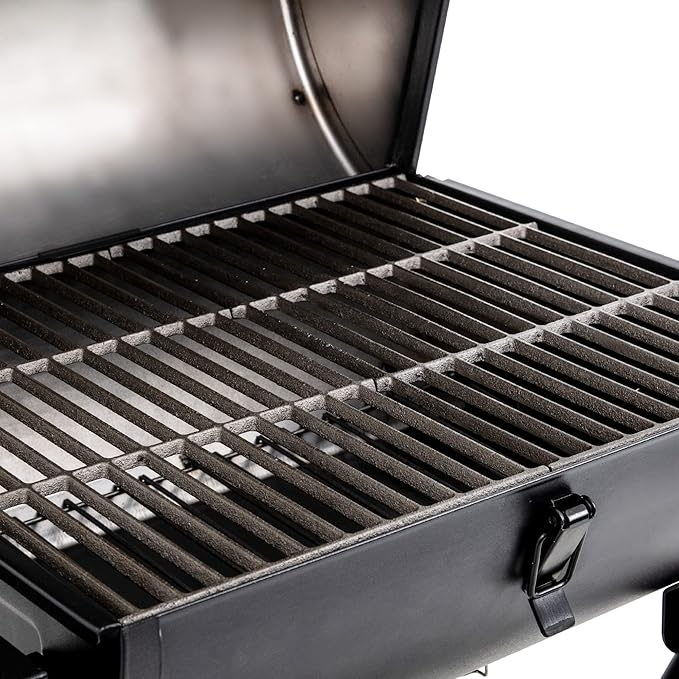 Char-Griller E1816 King-Griller Gambler Portable Charcoal Grill in Black