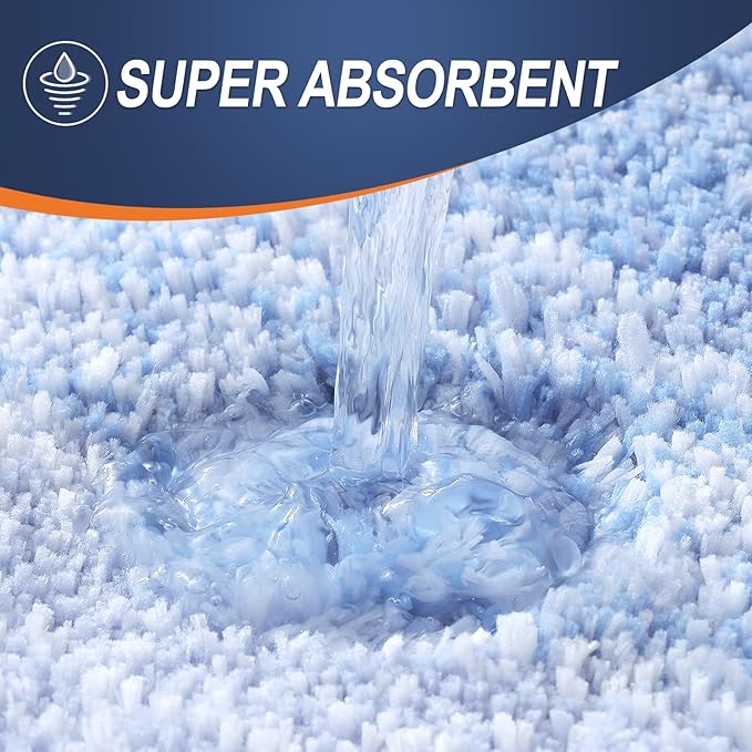 OLANLY Bathroom Rugs Mat 30x20, Extra Soft Absorbent Microfiber Bath Rugs, Rubber Backing, Quick Dry, Machine Washable Bath Mats for Bathroom Floor, Tub and Shower, Home Decor Accessories, Light Blue