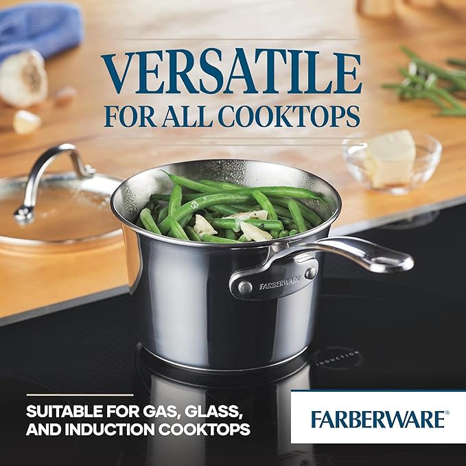 Farberware Millennium Stainless Steel 10-Piece Cookware Set