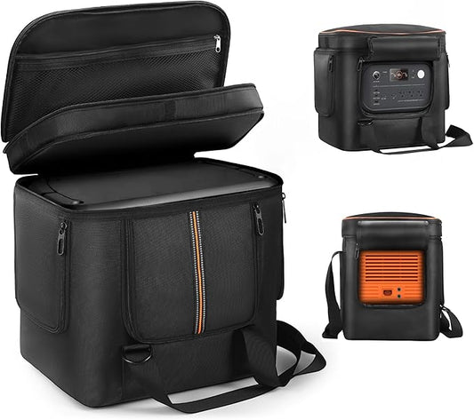 Portable Power Station Carrying Bag Compatible with Jackery Explorer 2000 V2, Travel Storage Case with Quick-Acess Window, Convenient for Camping, Hiking, Home Use