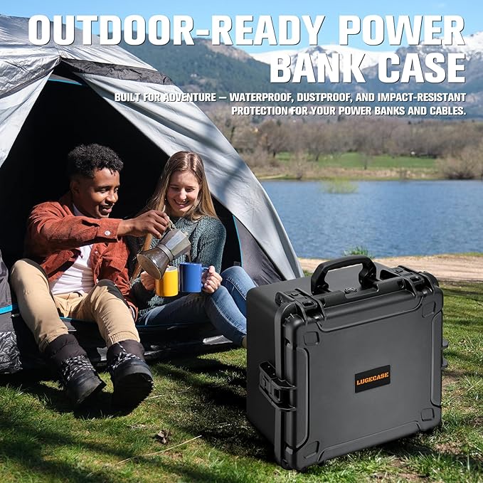 Hard Case for Jackery Explorer 1000 v2 - Portable Solar Generator Hard Shell Case: Waterproof Travel Carrying Storage Box for Jackery Explorer 1000 v2 Portable Power Station: for Camper & Adventurer