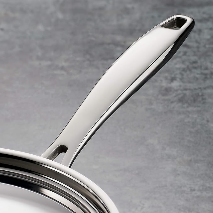 Tramontina Signature Tri-Ply Clad Stainless Steel 10-Piece Cookware Set with Lids, Pots and Pans Kitchen Set, Induction-Ready, Dishwasher-Safe, NSF-Certified, Made in Brazil