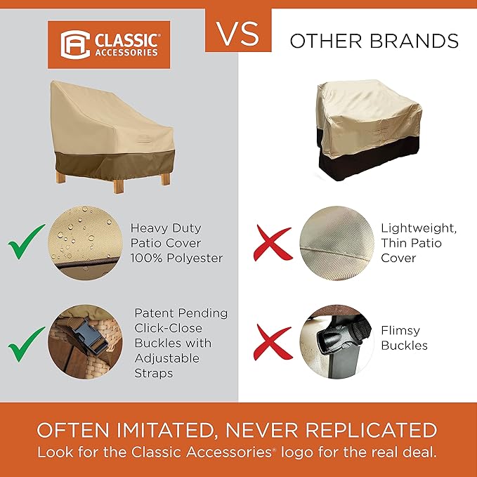 Classic Accessories Veranda Water-Resistant 32 Inch Island BBQ Grill Top Cover