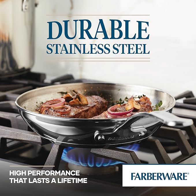 Farberware Millennium Stainless Steel 10-Piece Cookware Set