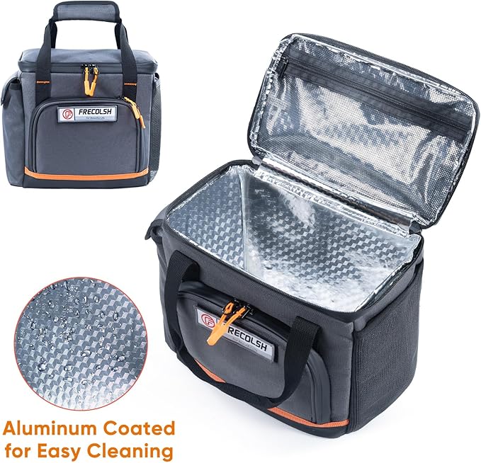 Travel Carrying Case Compatible with Jackery Explorer 300/240/160, Portable Power Station Storage Case with Water- proof Bottom and Front Pockets for Jackery Accessories Solar Generator