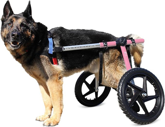 Walkin' Wheels Dog Wheelchair - for Large Dogs 70-180 Pounds - Veterinarian Approved - Dog Wheelchair for Back Legs