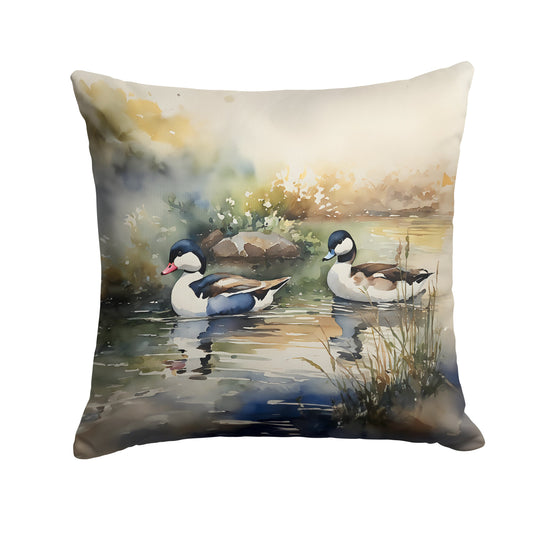 Bufflehead Throw Pillow