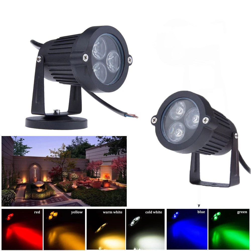 High-Power LED Outdoor Garden Spotlight for Landscaping