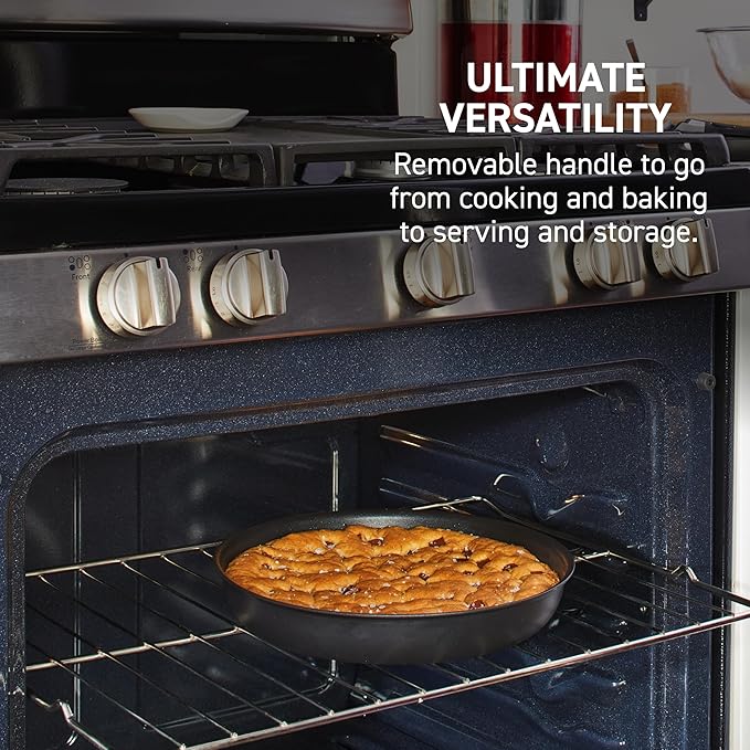 T-fal Ingenio Expertise Non Stick Cookware Set 14 Piece, Induction, Oven Broiler Safe 500F, Detachable/Removable Handle, Kitchen, Cookware, Pots and Pans, RV, Camping, Fry Pans, Dishwasher Safe, Gray