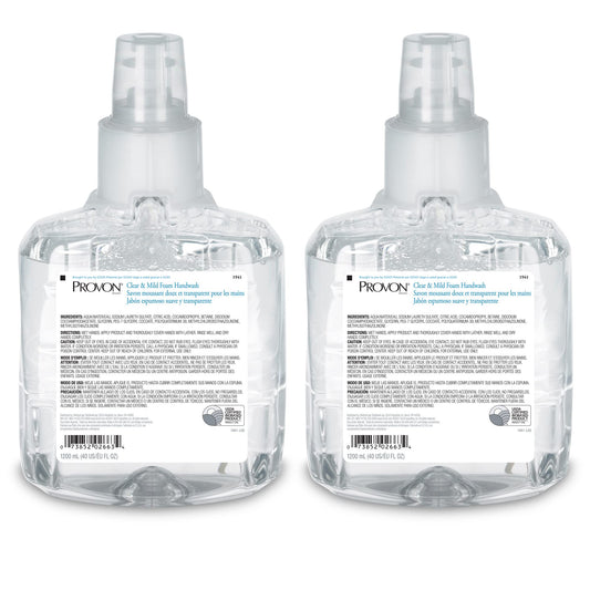 PROVON® Clear & Mild Foam Handwash Refill For PROVON® LTX-12™ Dispenser 1200 mL Pack Of 2