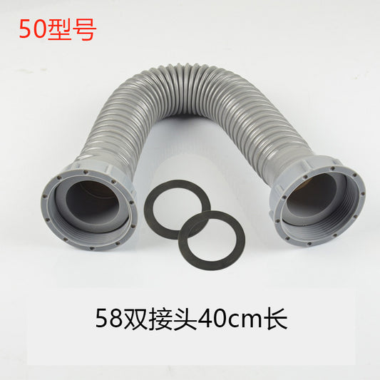Kitchen Sink Drain Pipe with Extended Hose (50mm)